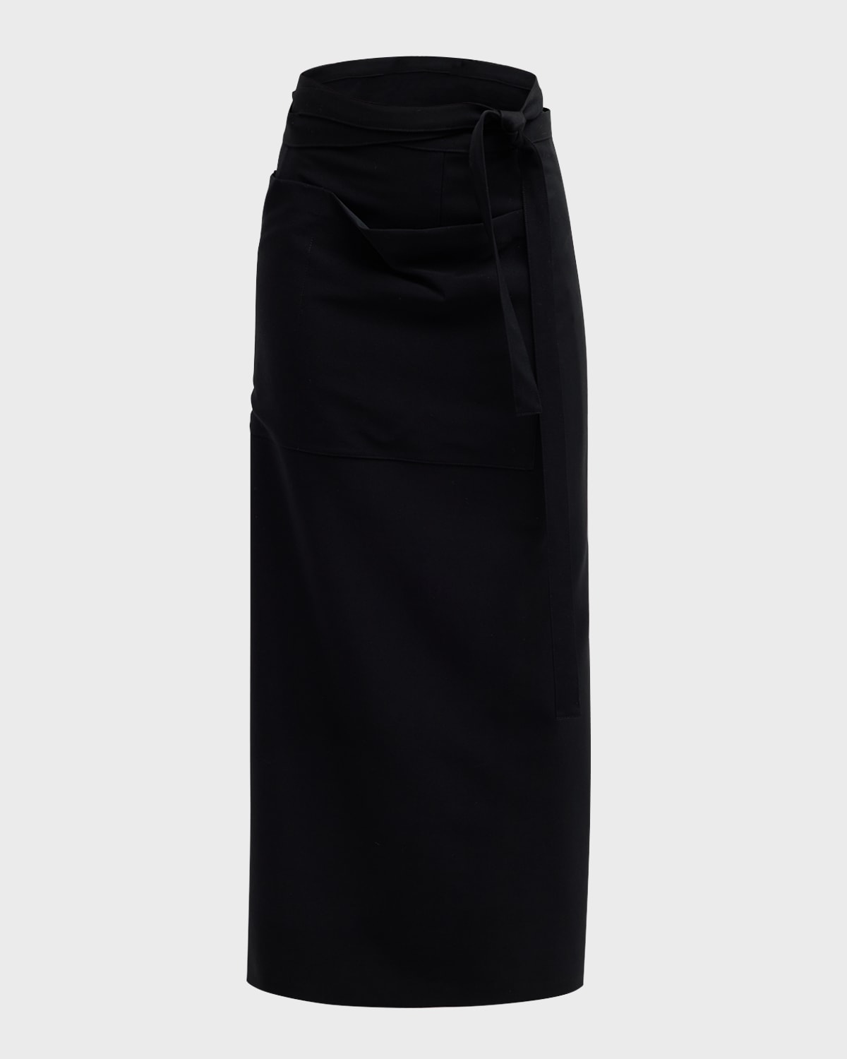 THE ROW Millie Large Pocket Maxi Wrap Skirt