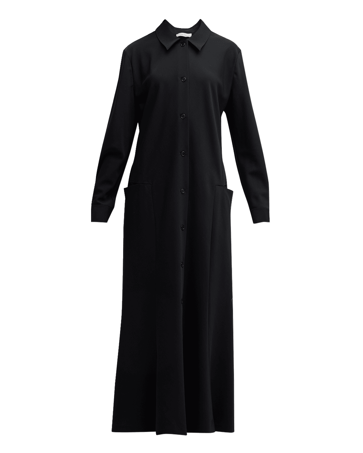 THE ROW Myra Long-Sleeve Maxi Shirtdress