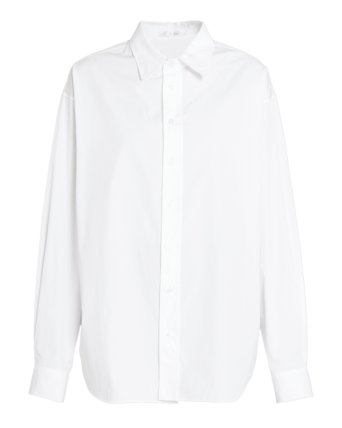 THE ROW Penna Long-Sleeve Collared Cotton Shirt