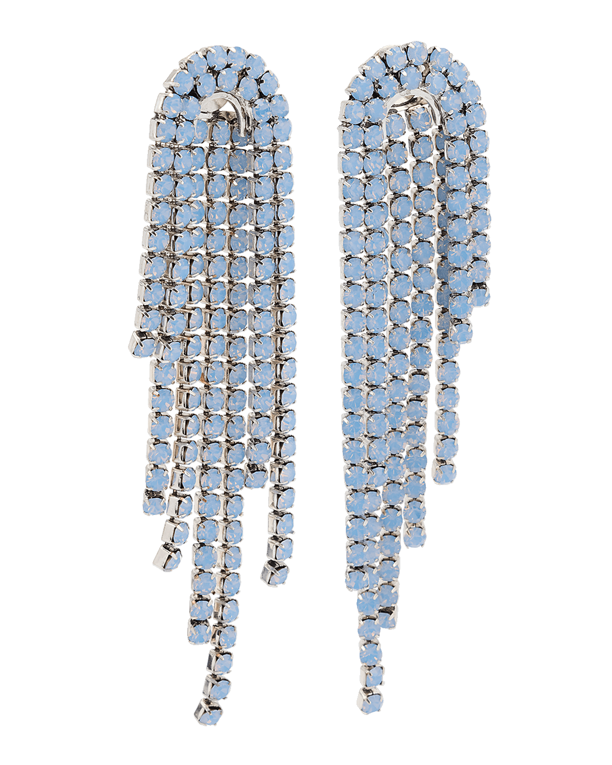 DEMARSON Ariel Crystal Metallic Earrings