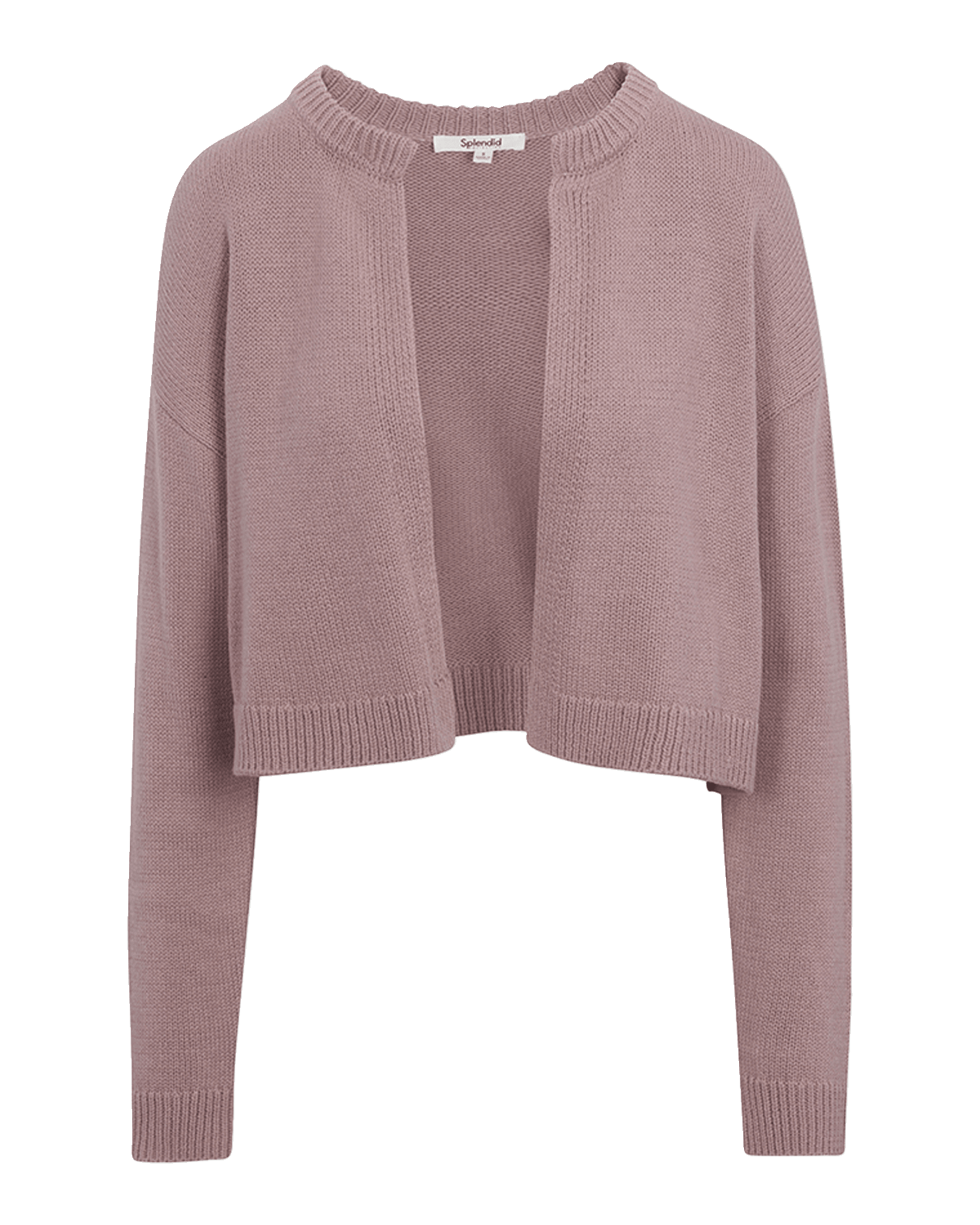 Splendid Lily Cropped Open-Front Cardigan