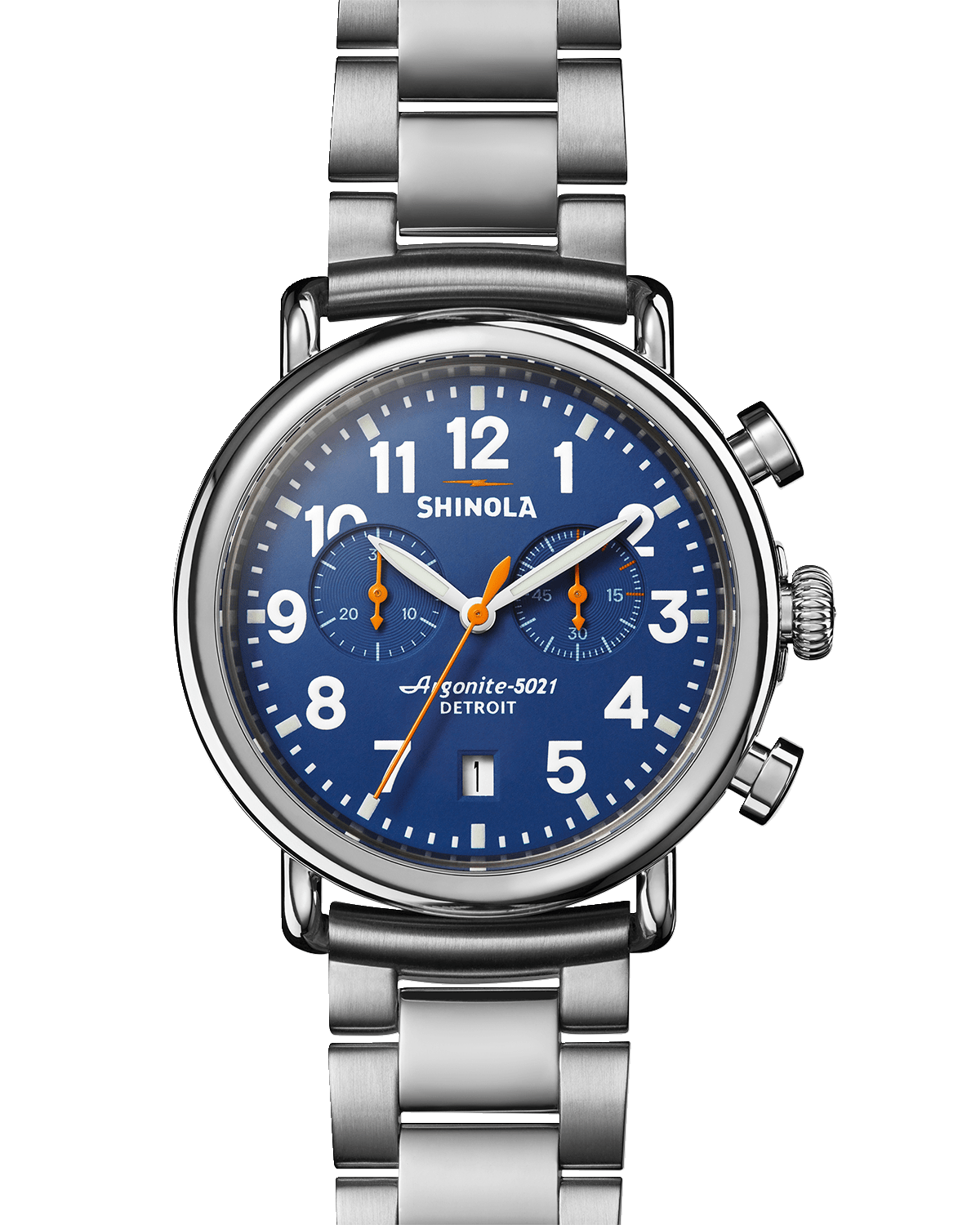 Shinola Men's Runwell 2 Eye Chrono Bracelet Watch, 41mm