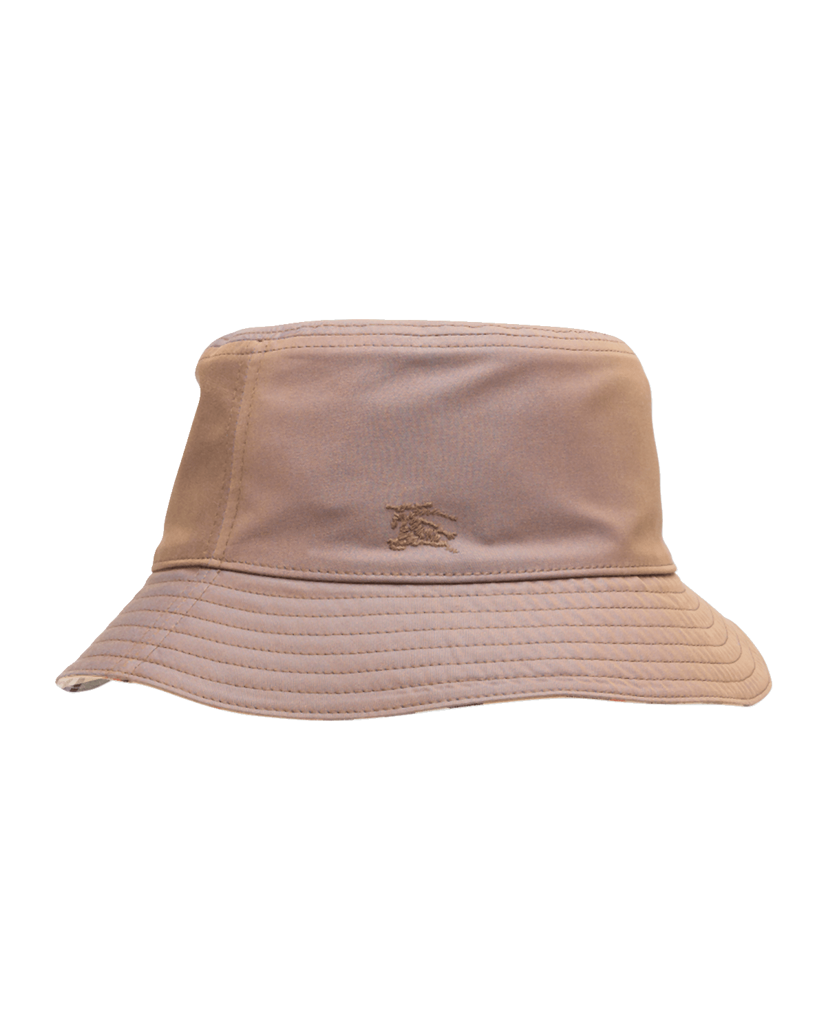 Burberry Men's Check-Lined Reversible Bucket Hat