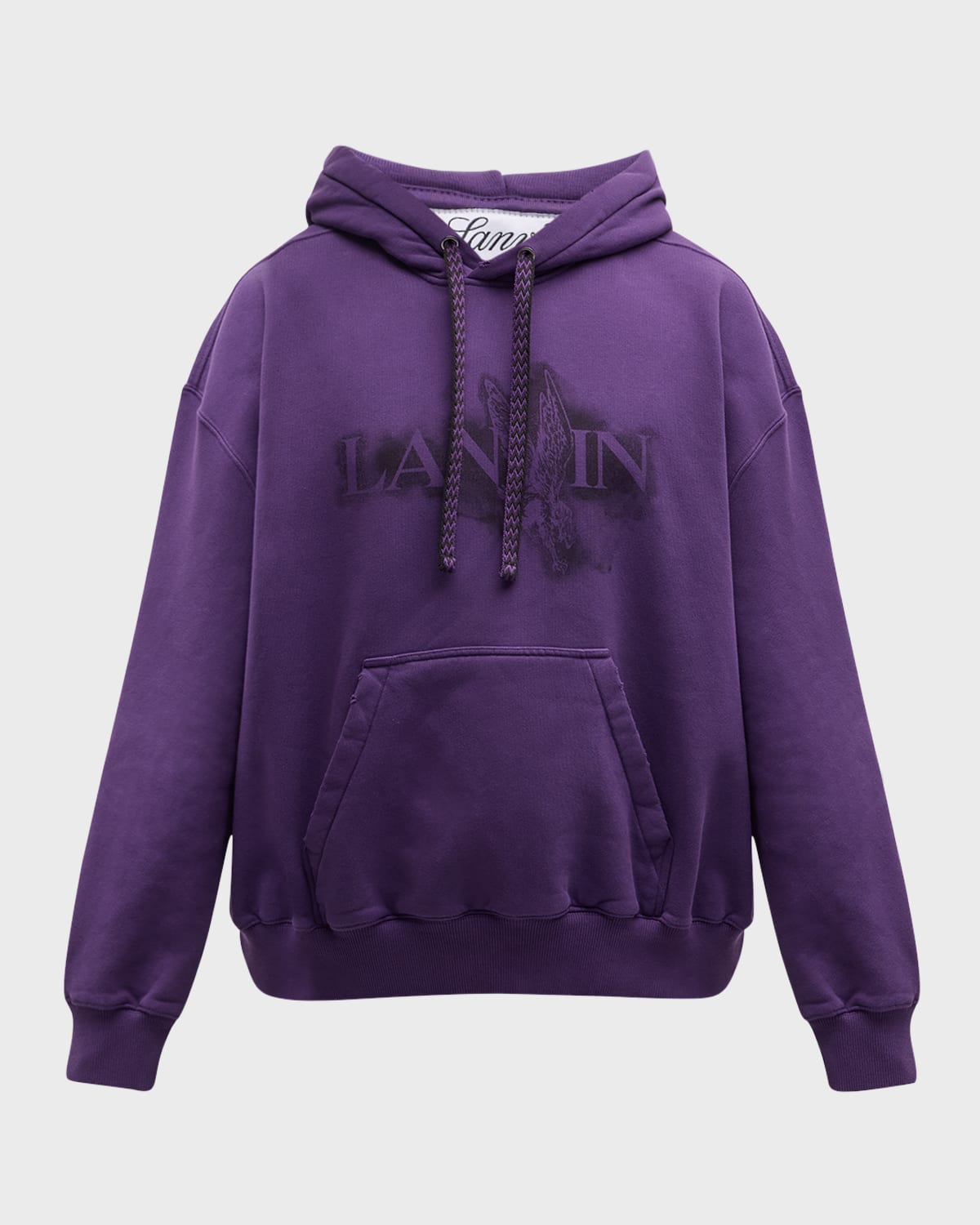 Lanvin Men's Graphic Logo Hoodie