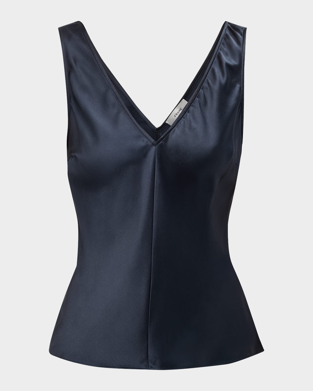 FRAME Savannah Silk V-Neck Tank Top