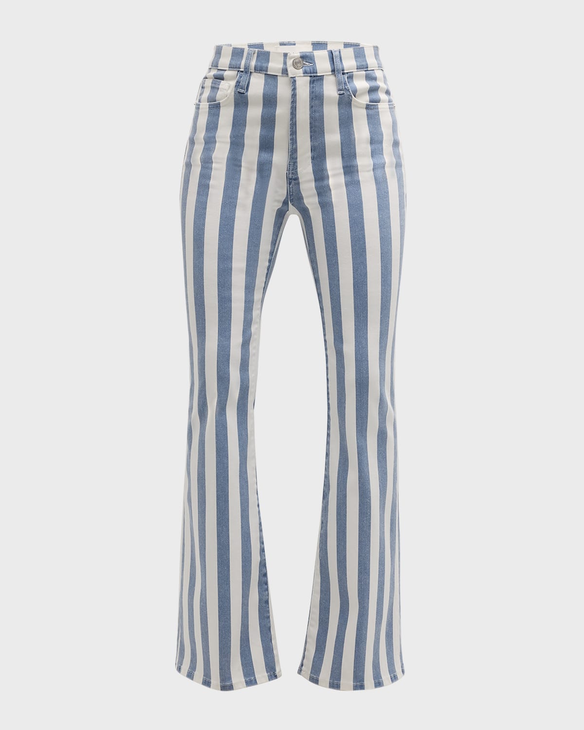 FRAME Le Easy Flare Stripe Jeans