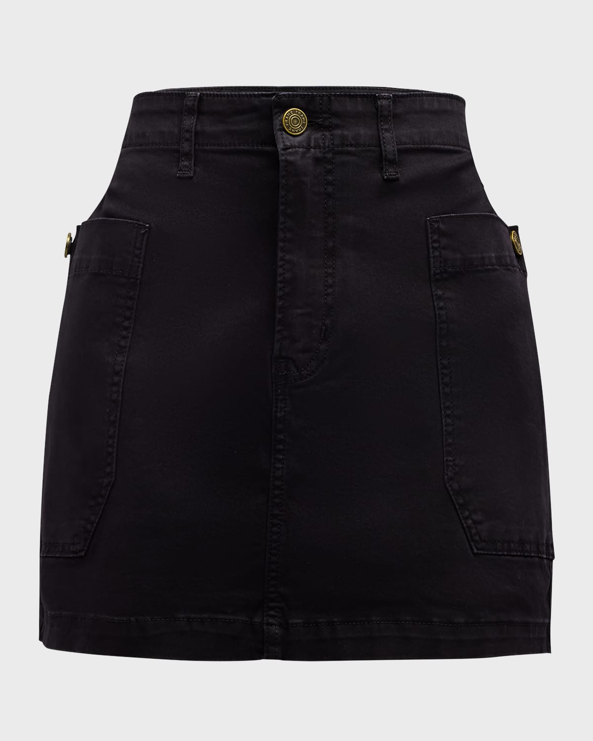 FRAME Denim Cargo Mini Skirt