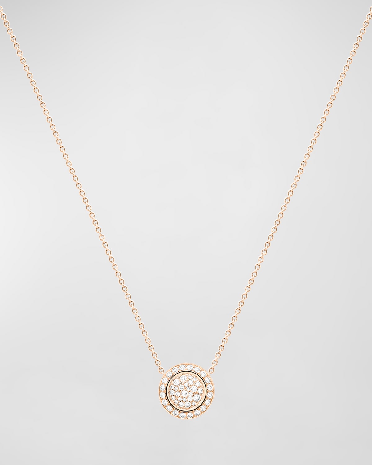 PIAGET Possession 18K Rose Gold Diamond Pendant Necklace