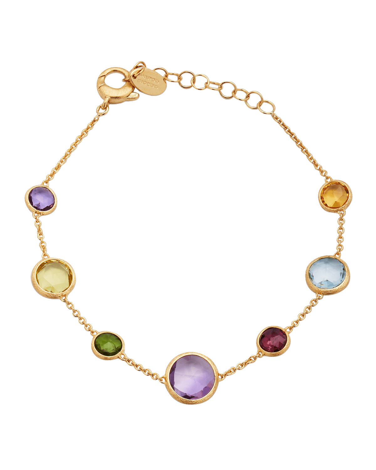 Marco Bicego Jaipur Color Single Strand Bracelet with Mixed Stones