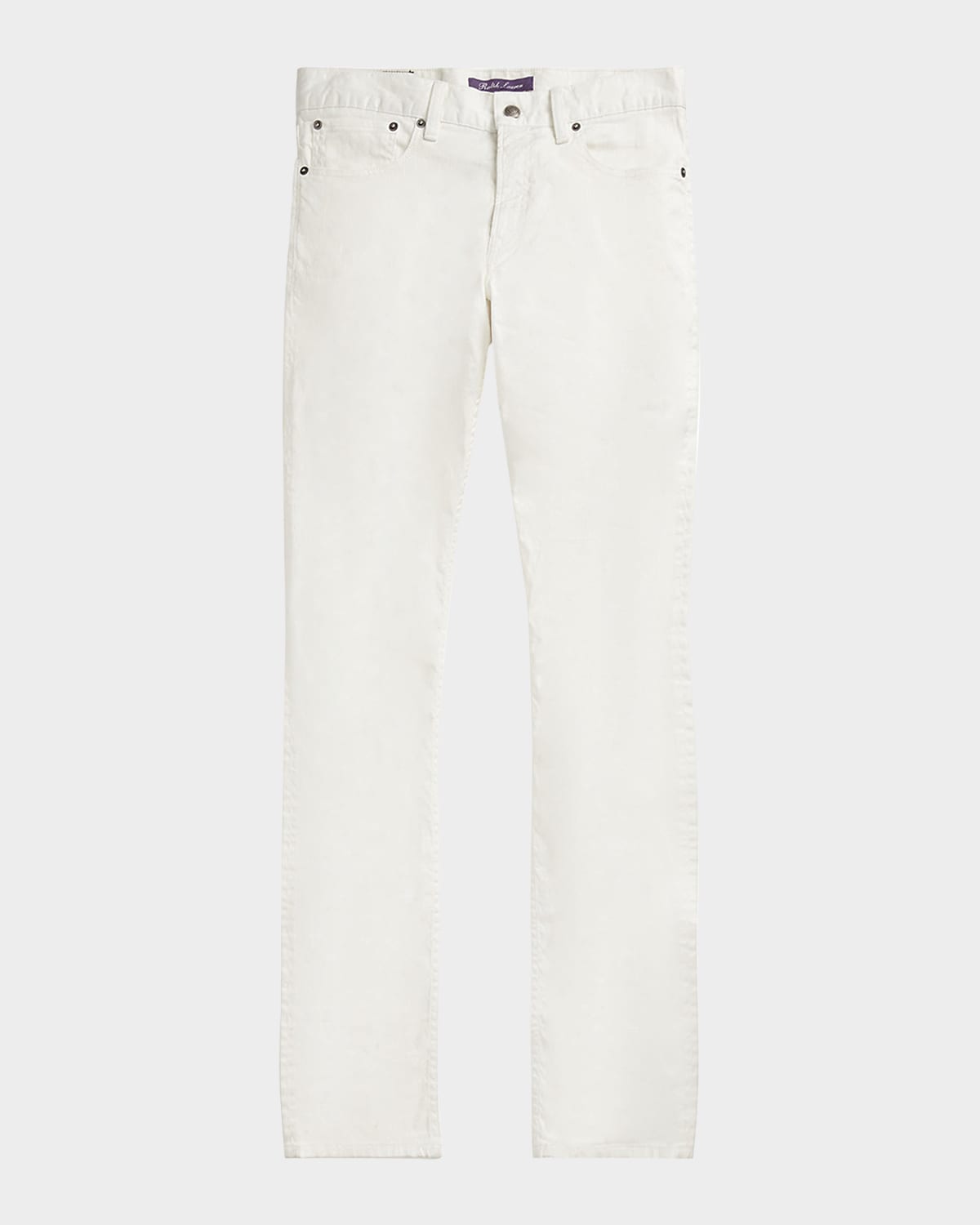 Ralph Lauren Purple Label Men's Slim Fit Linen-Cotton Stretch Jeans