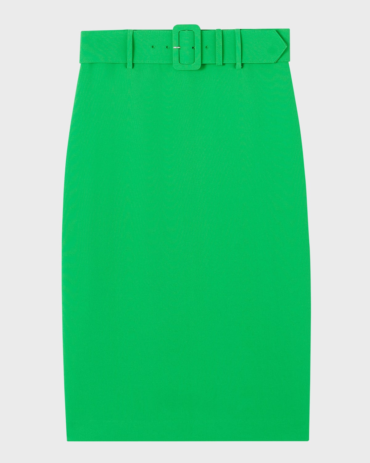 LK Bennett Tabitha Belted Straight Midi Skirt