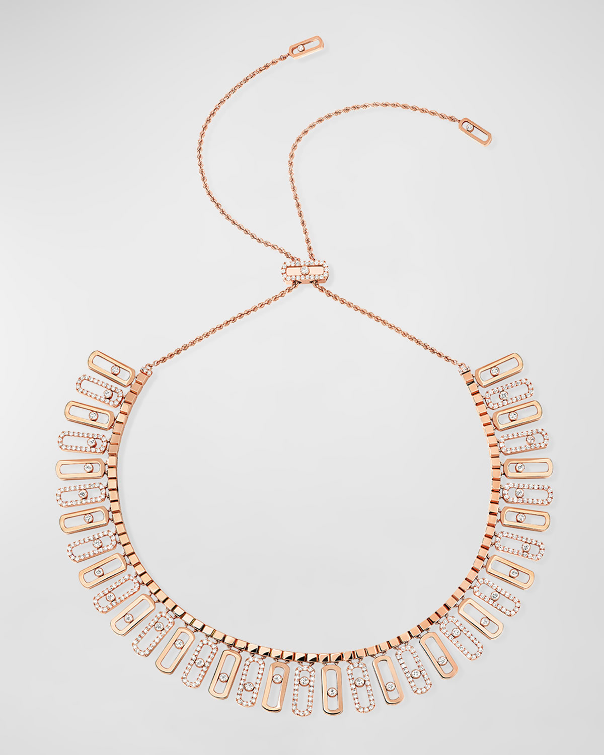 Messika Pink Gold Move Icon Necklace