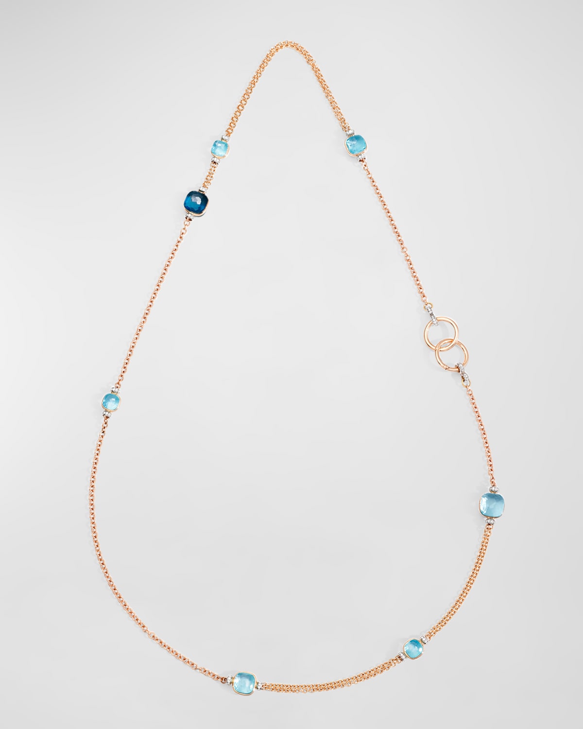 Pomellato Nudo Long Gemstone Necklace