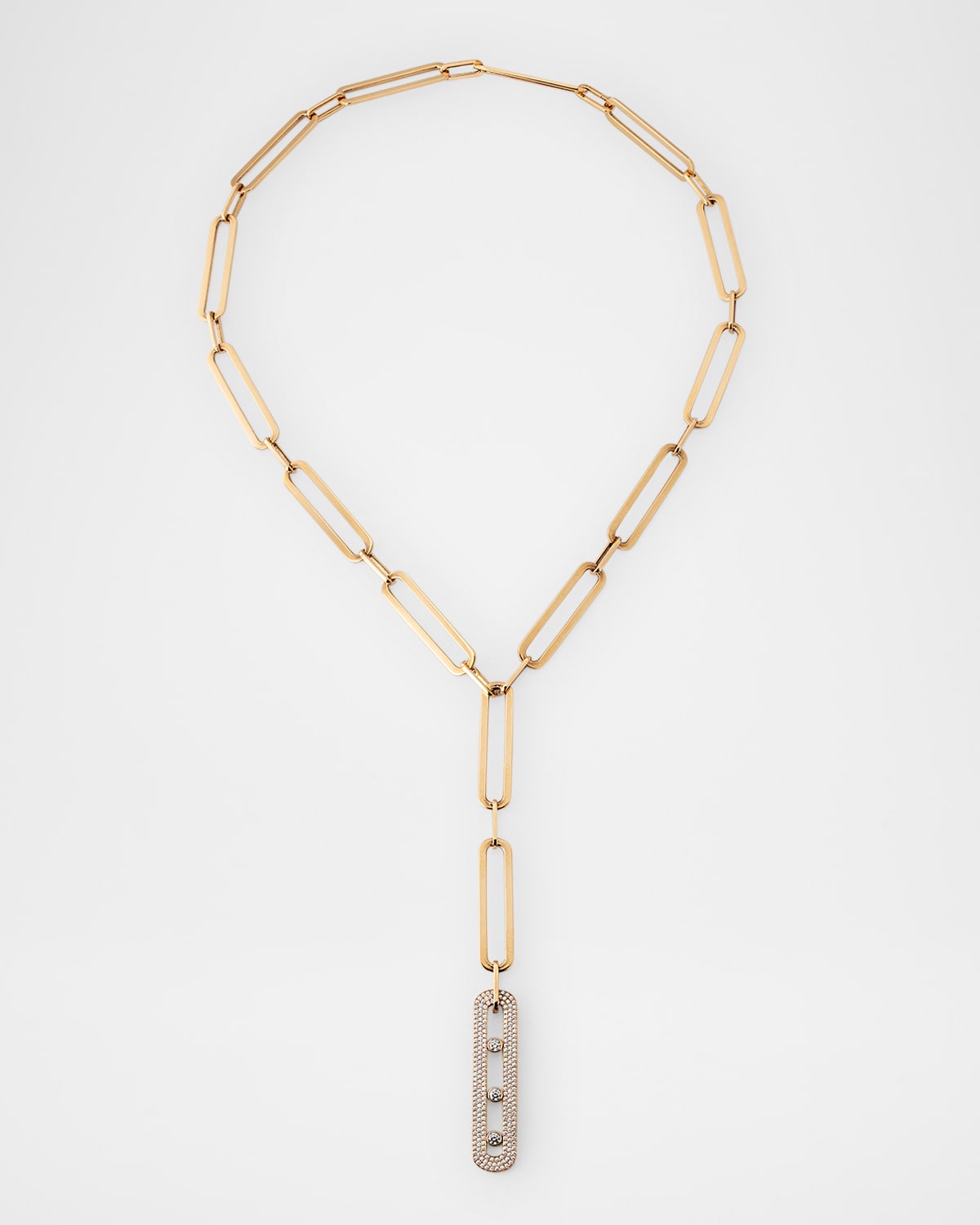 Messika Move 10th Anniversary XL 18K Rose Gold Necklace