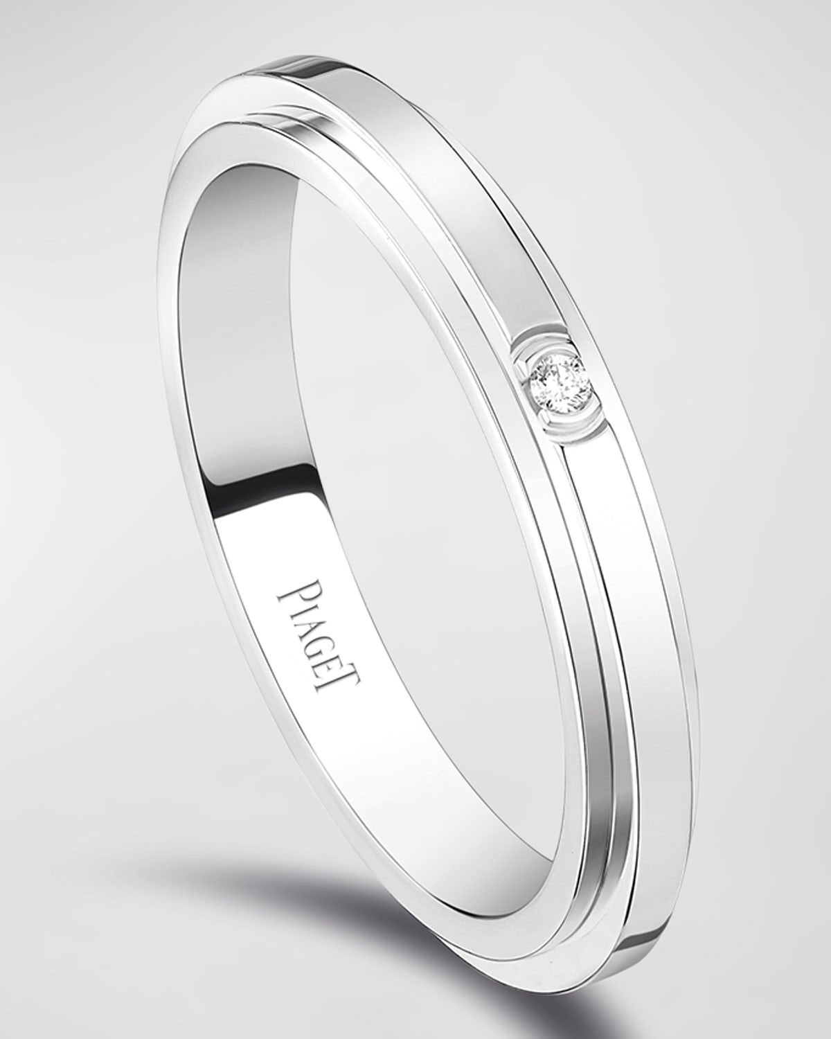 PIAGET Possession 18K White Gold 1-Diamond Ring