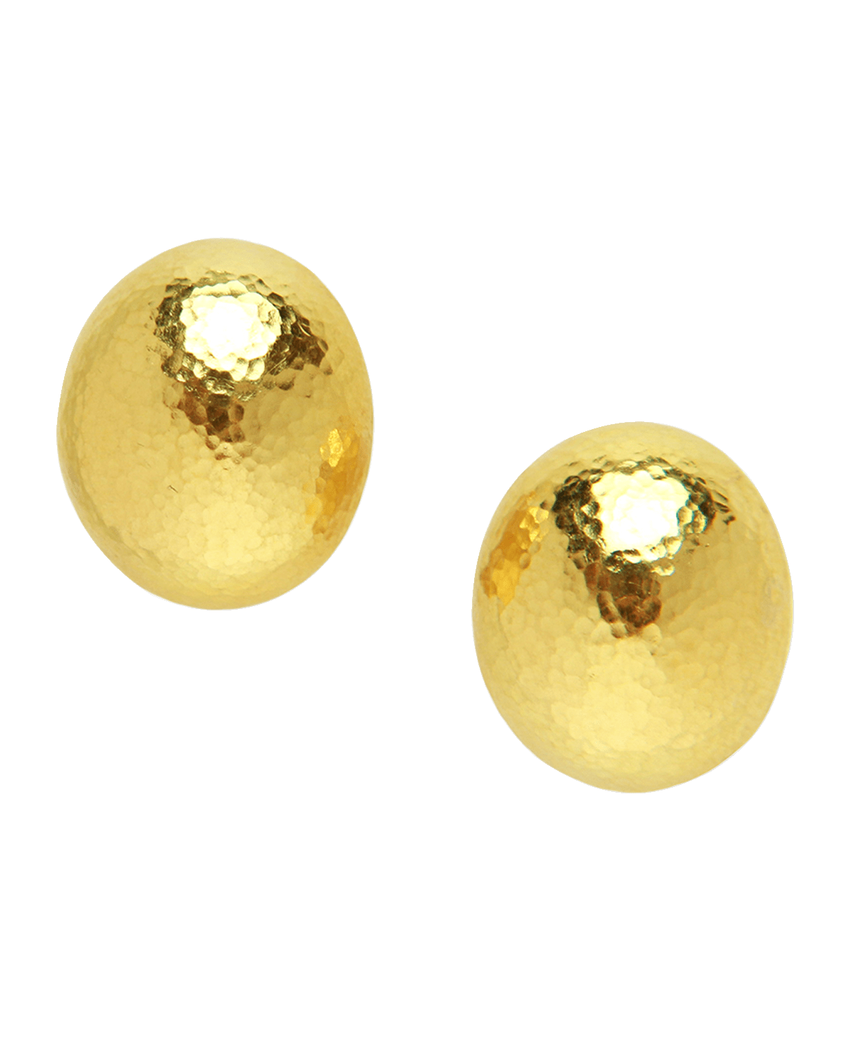 Elizabeth Locke 19k Gold Disc Earrings