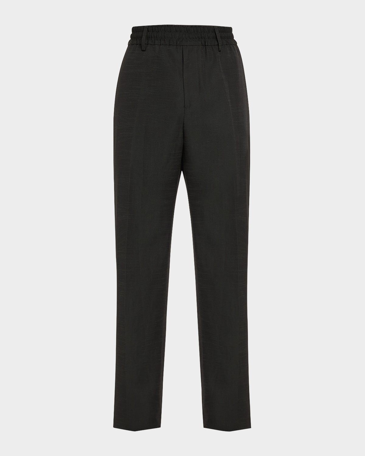 Burberry Men's Wool Linen Blend Trousers