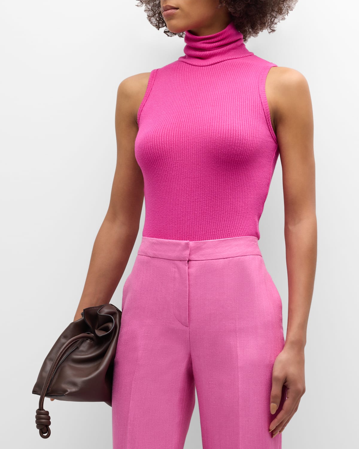 Sablyn Krista Sleeveless Turtleneck Top