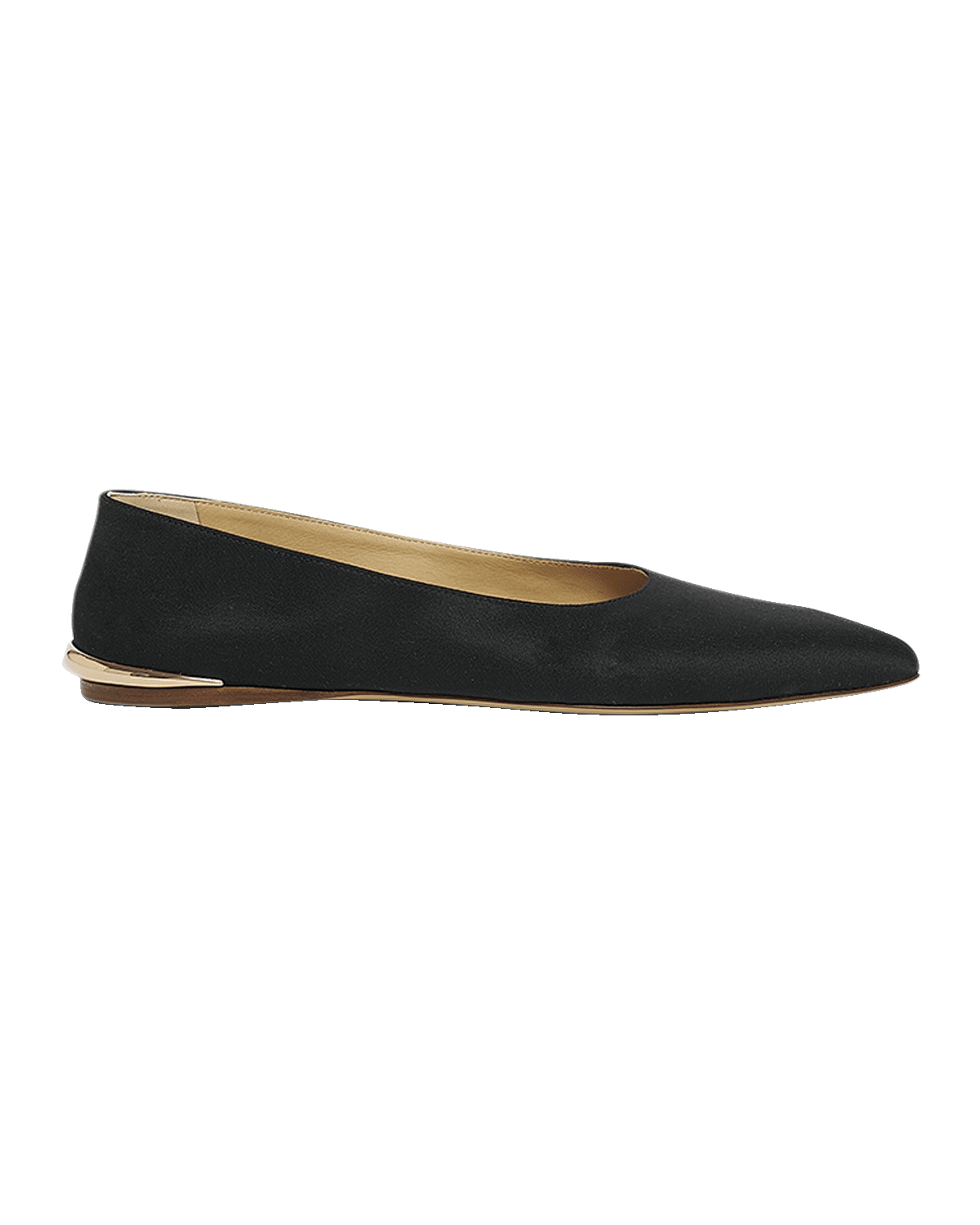 Gabriela Hearst Fleur Leather Ballerina Flats