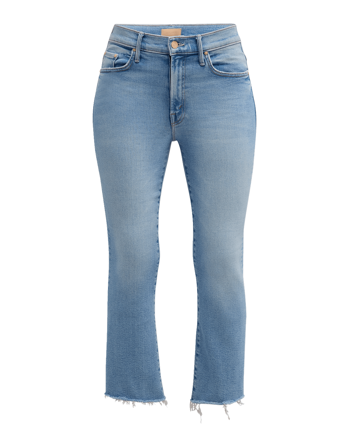 MOTHER Lil' Insider Crop Step Fray Jeans