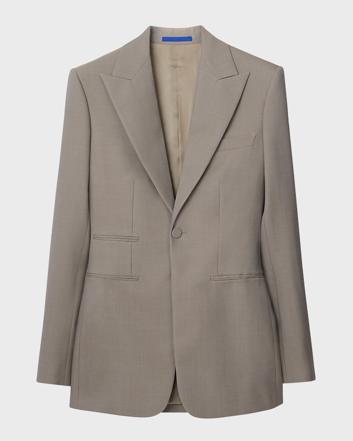 Burberry Single-Breasted Wool Blazer Jacket