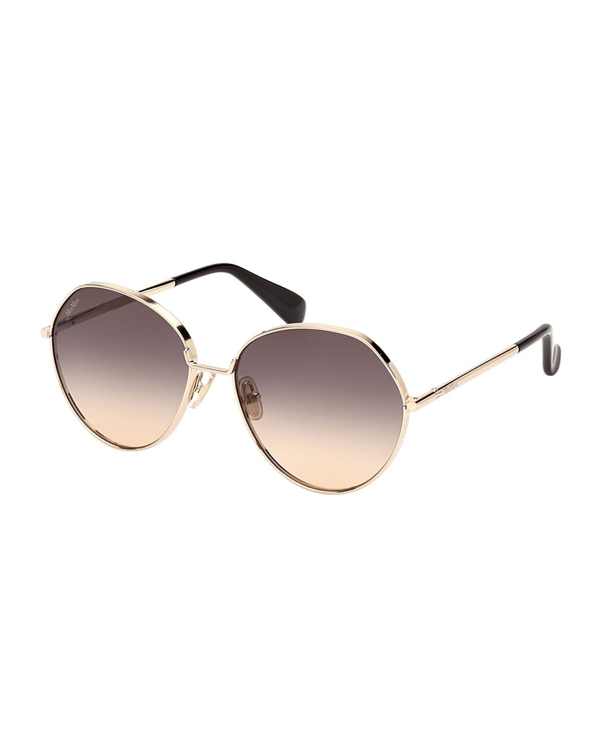 Max Mara Menton Metal Round Sunglasses