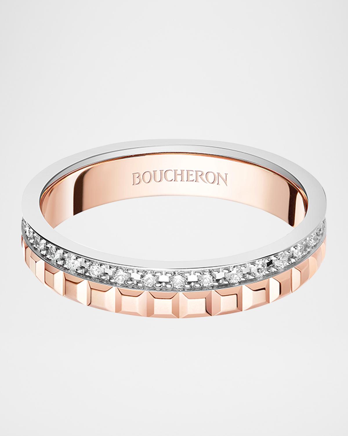 Quatre 18K Gold Diamond Band Ring