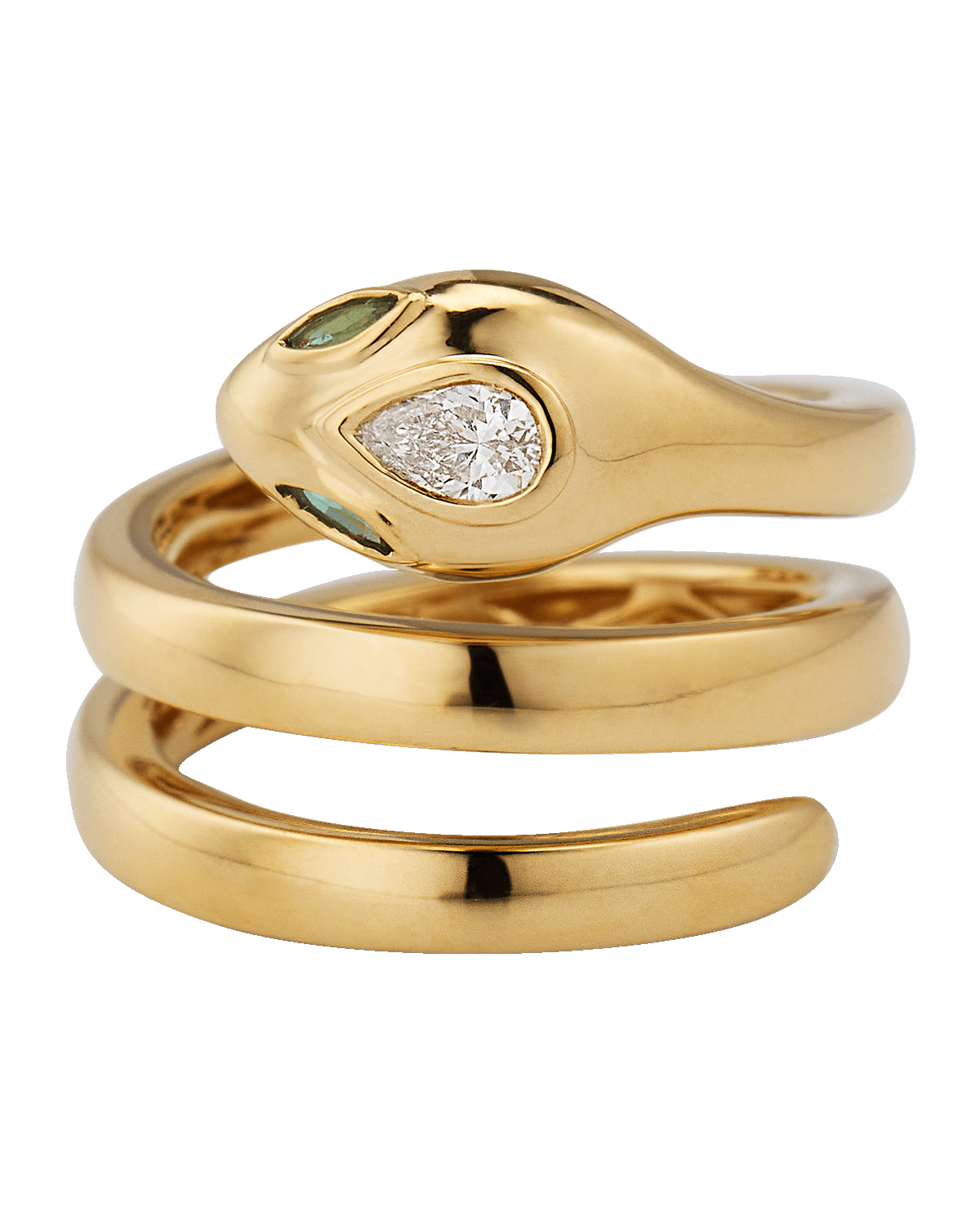 Anita Ko 18K Snake Coil Pinky Ring