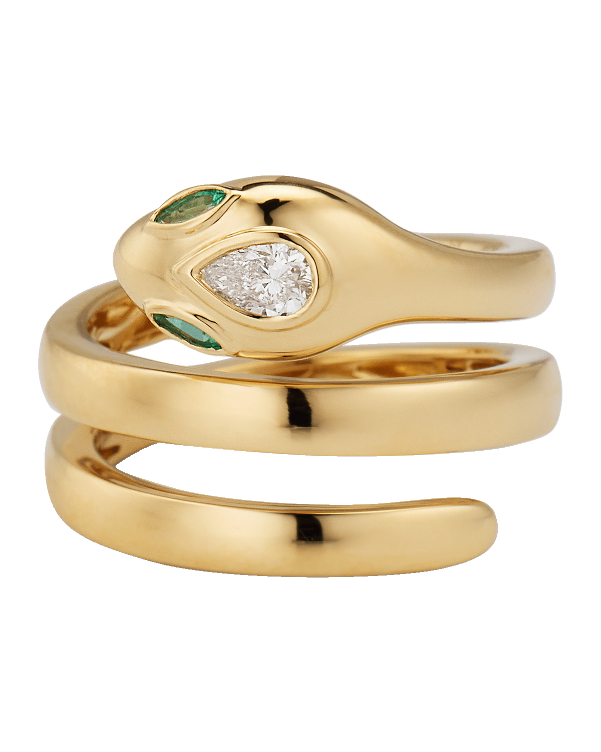 Anita Ko 18K Snake Coil Pinky Ring