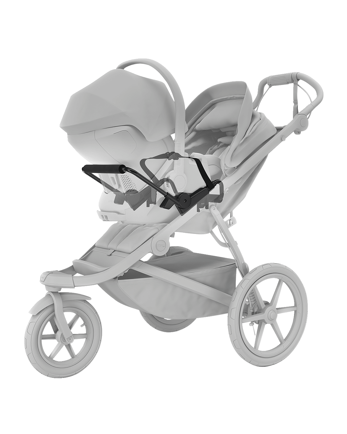 Thule Thule Urban Glide 3 & 4-Wheel Single Car Seat Adapter Universal