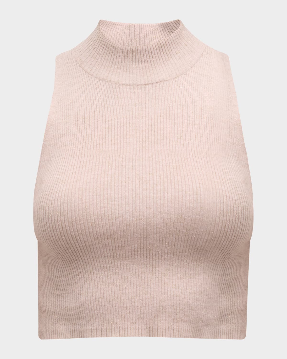 Brunello Cucinelli Cashmere Lurex Knit Shell Top
