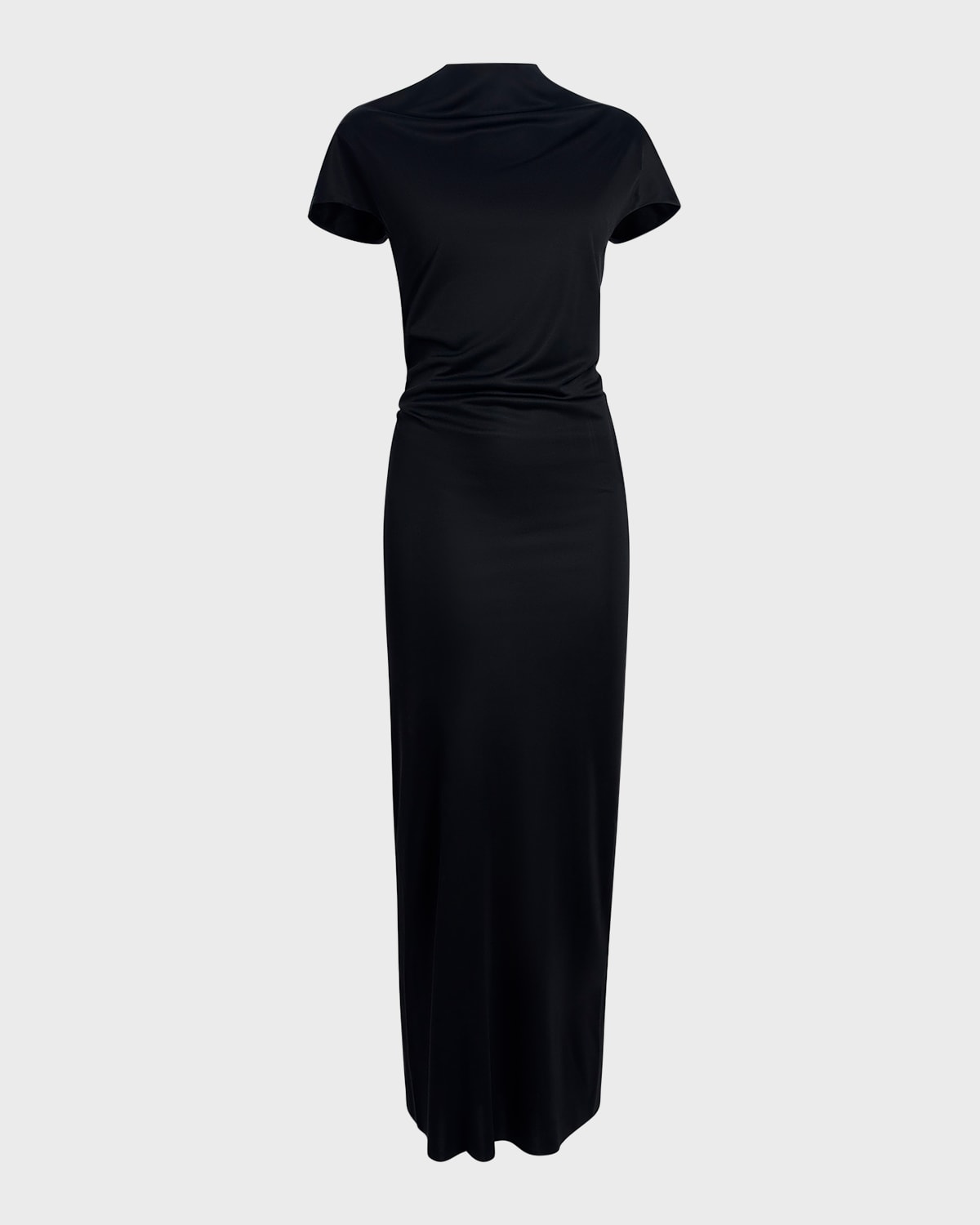 Khaite Yenza Draped Jersey Body-Con Dress