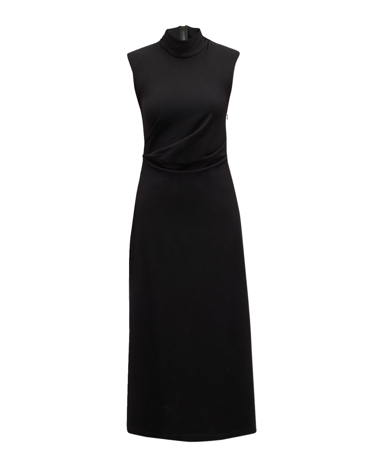 Brunello Cucinelli Couture Jersey Draped Midi Dress
