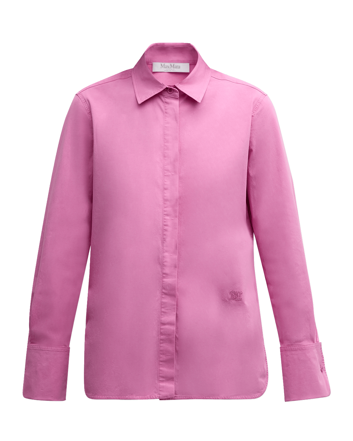 Max Mara Francia French-Cuff Button-Down Shirt