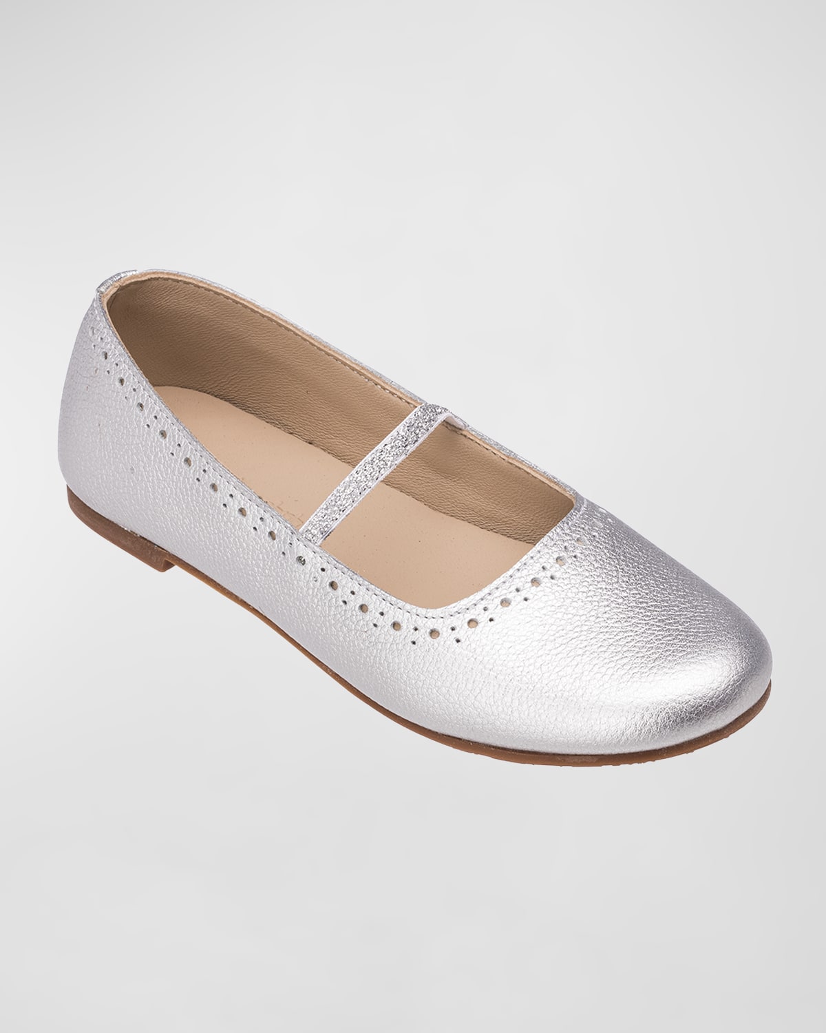 Elephantito Girl's Sasha Ballerina Flats, Baby/Toddler/Kid