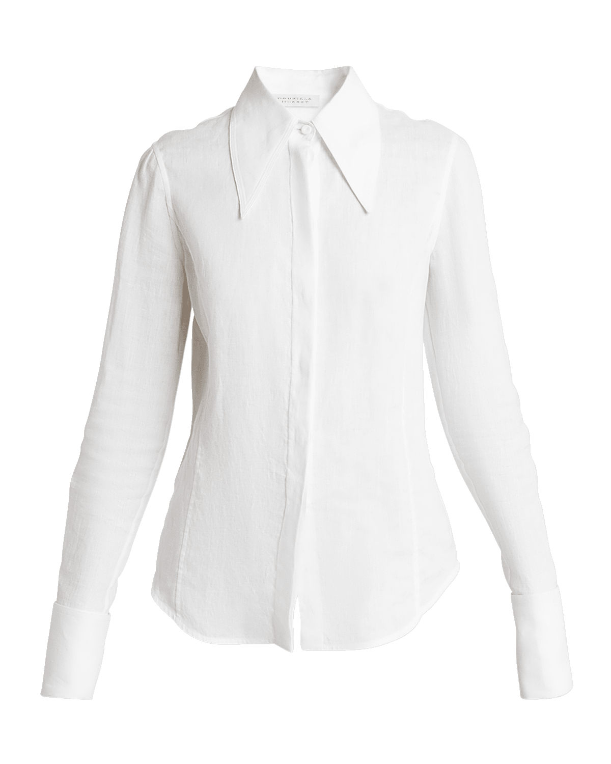 Gabriela Hearst Albruna Button Down Linen Shirt