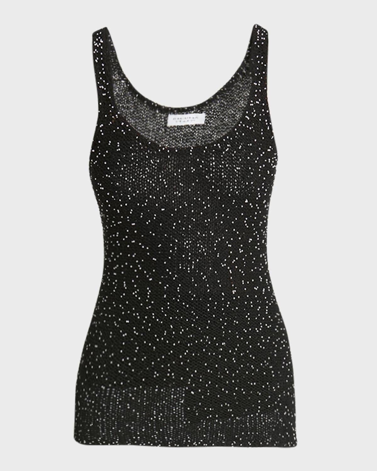 Gabriela Hearst Sanne Sequined Tank Top