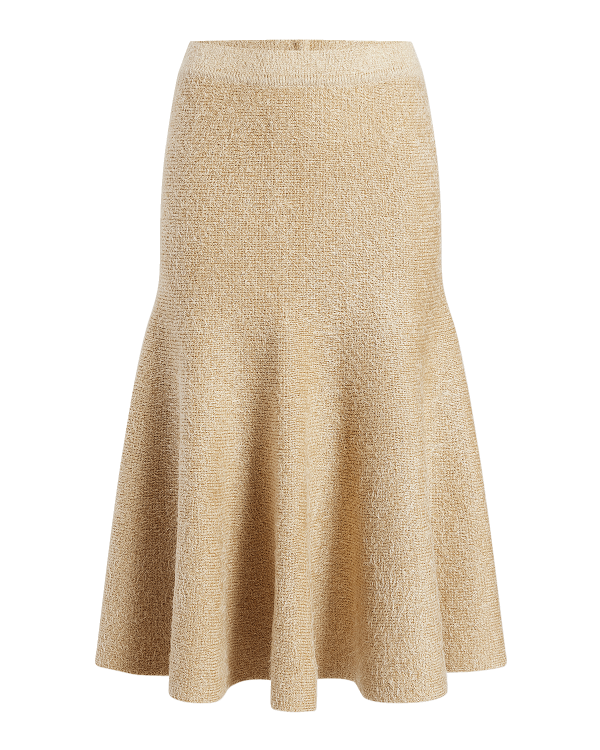 Khaite Cadence Cashmere Midi Skirt