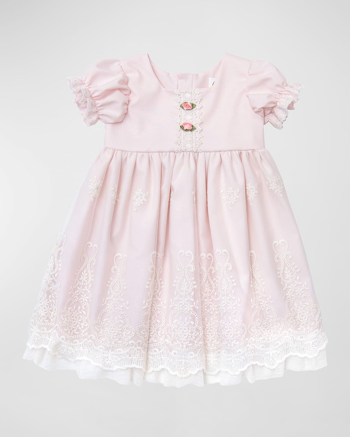 Haute Baby Girl 's Sophia Scalloped Lace Dress, 2-6