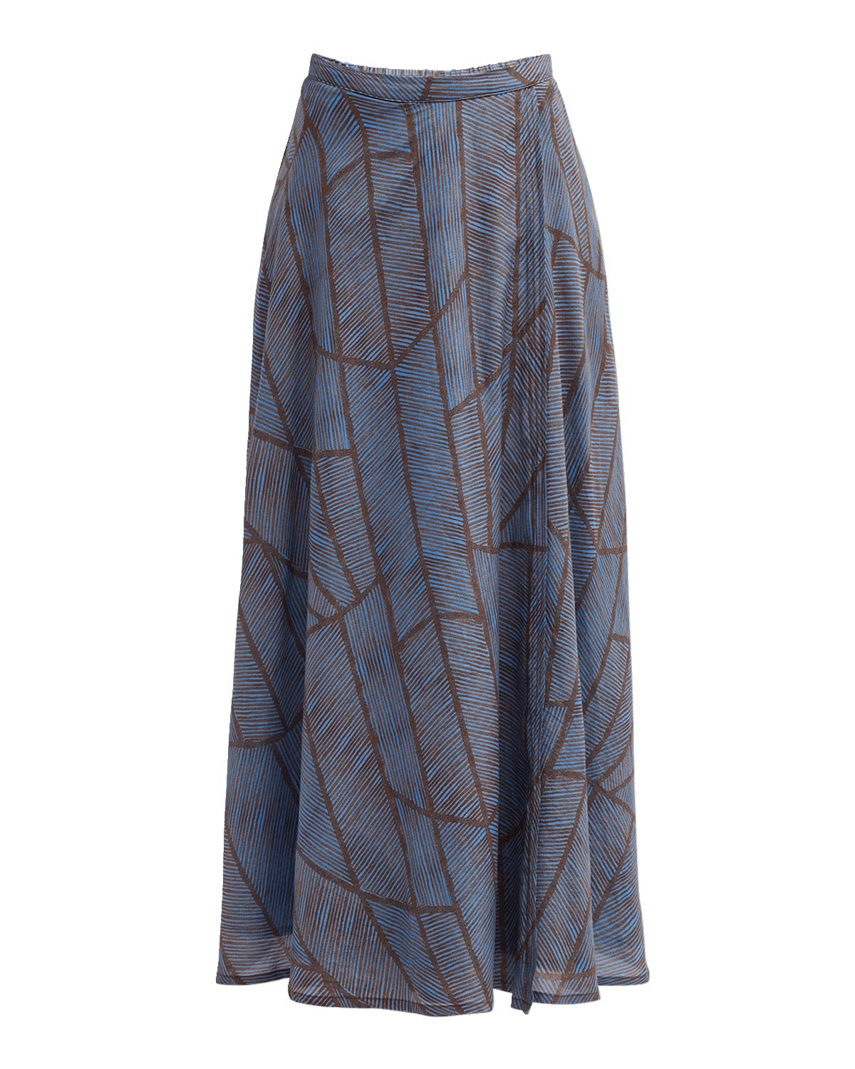Xirena Gable Striped A-Line Maxi Skirt
