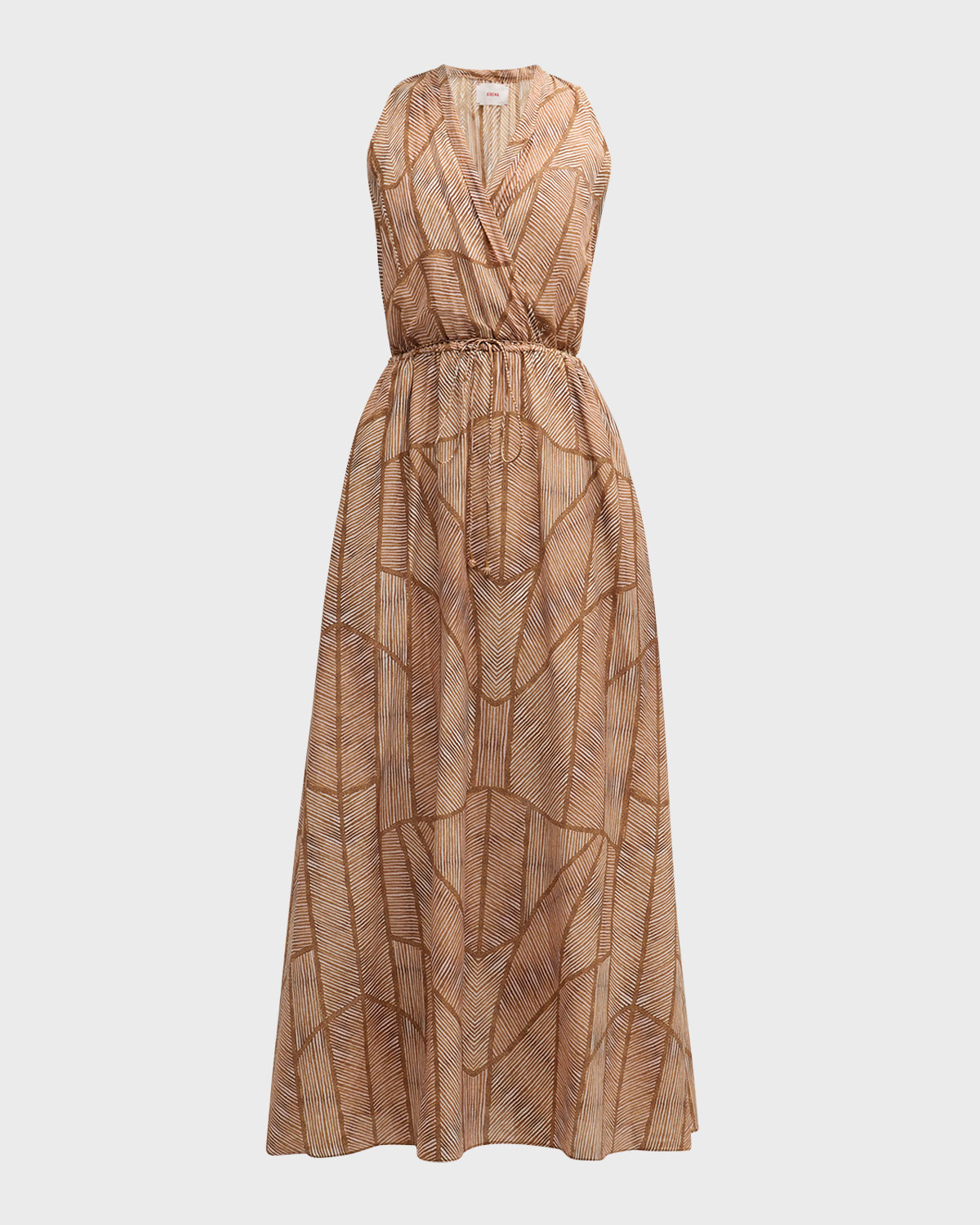 Xirena Darby Sleeveless Striped Maxi Dress