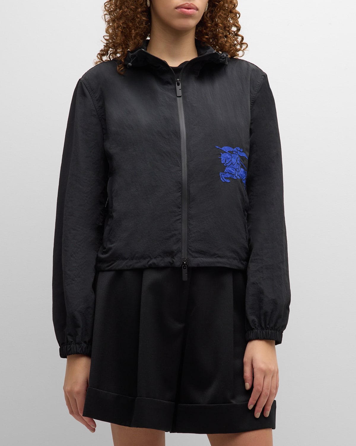 Burberry EKD Embroidered Hooded Jacket