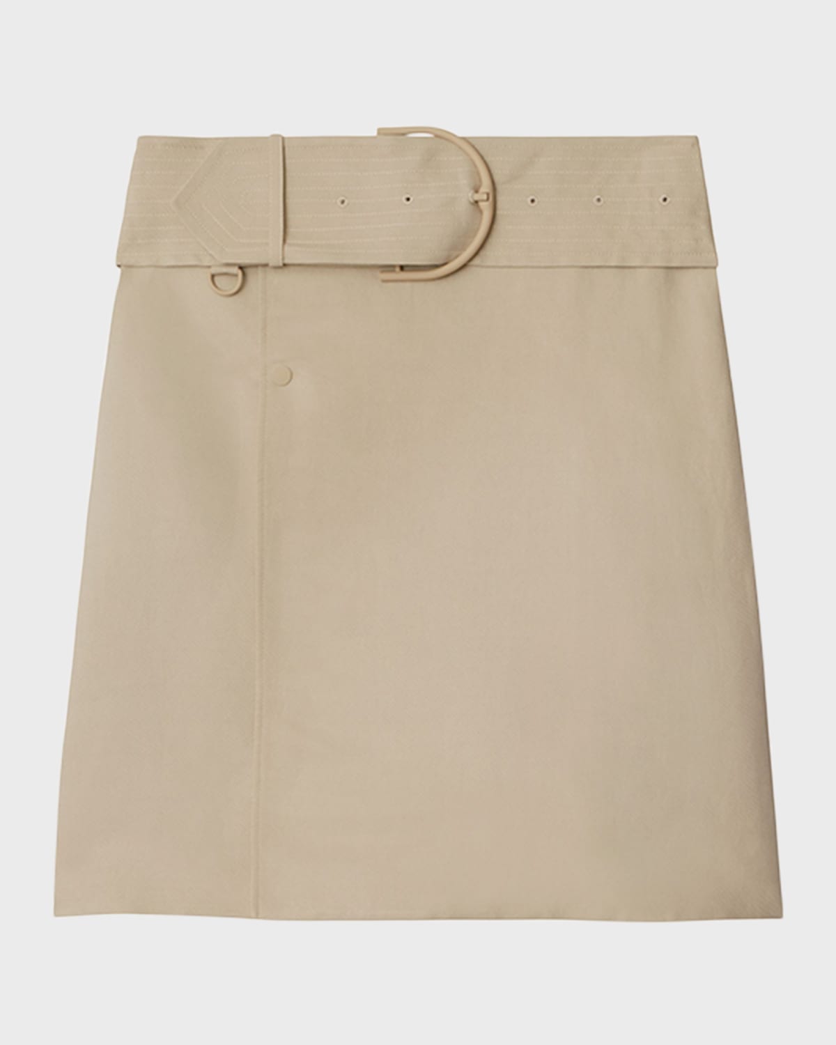 Burberry Belted A-Line Skirt