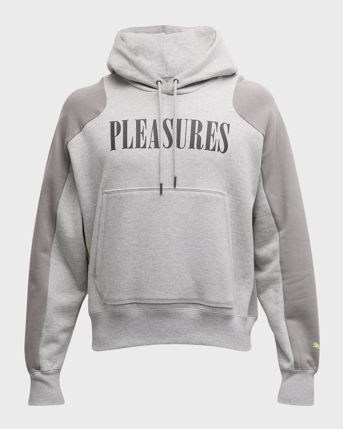 Puma x Pleasures Men's Neon-Trim Logo Hoodie
