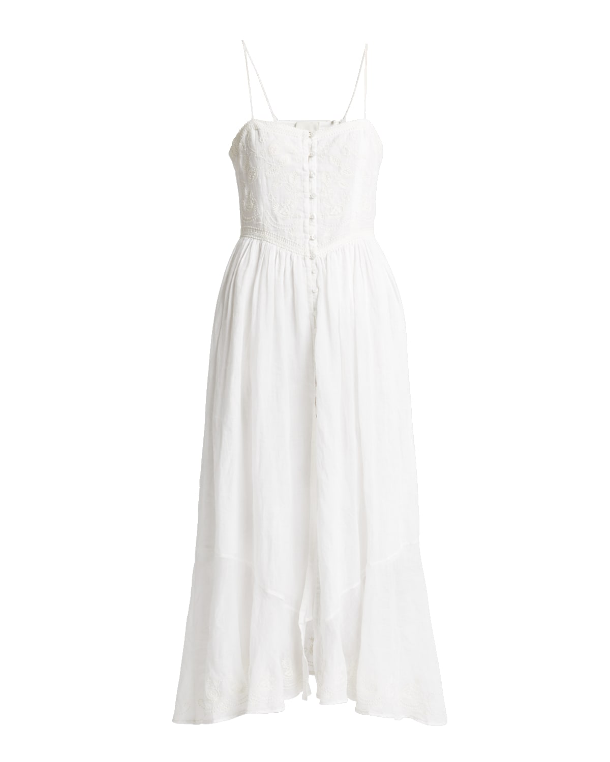 Isabel Marant Erika Embroidered Sleeveless Maxi Dress
