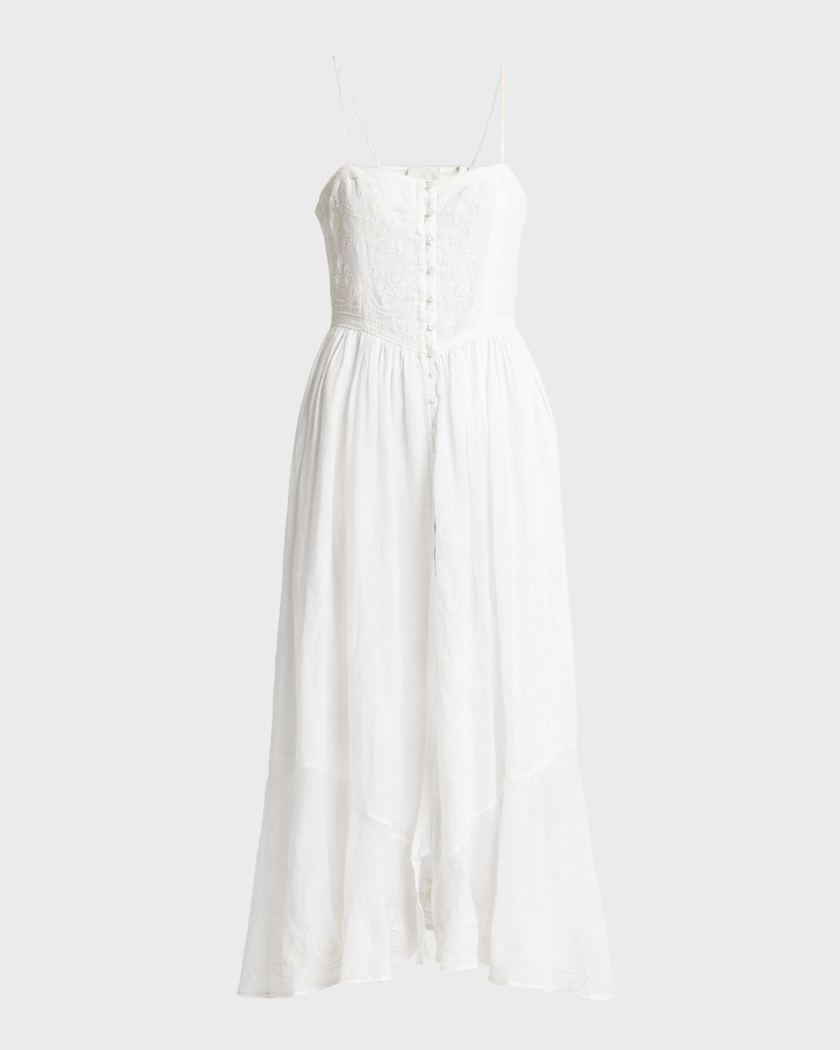 Isabel Marant Erika Embroidered Sleeveless Maxi Dress