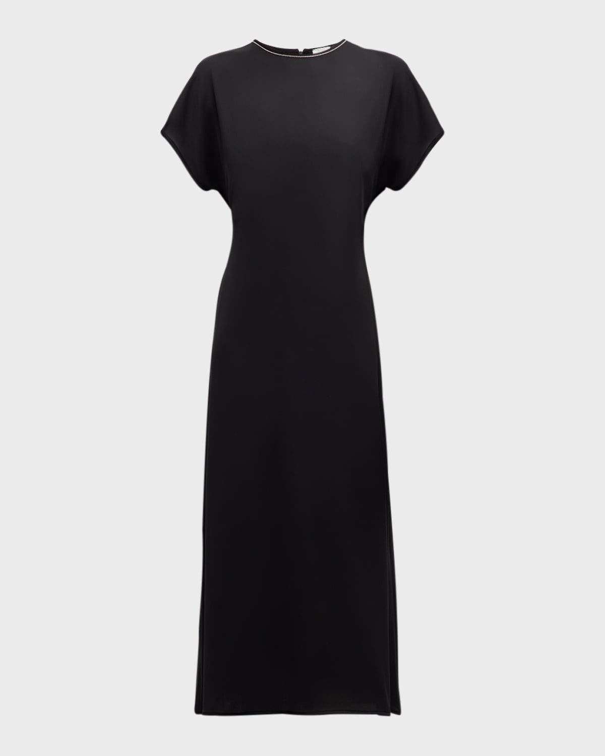 Peserico Chain-Trim Midi Dress