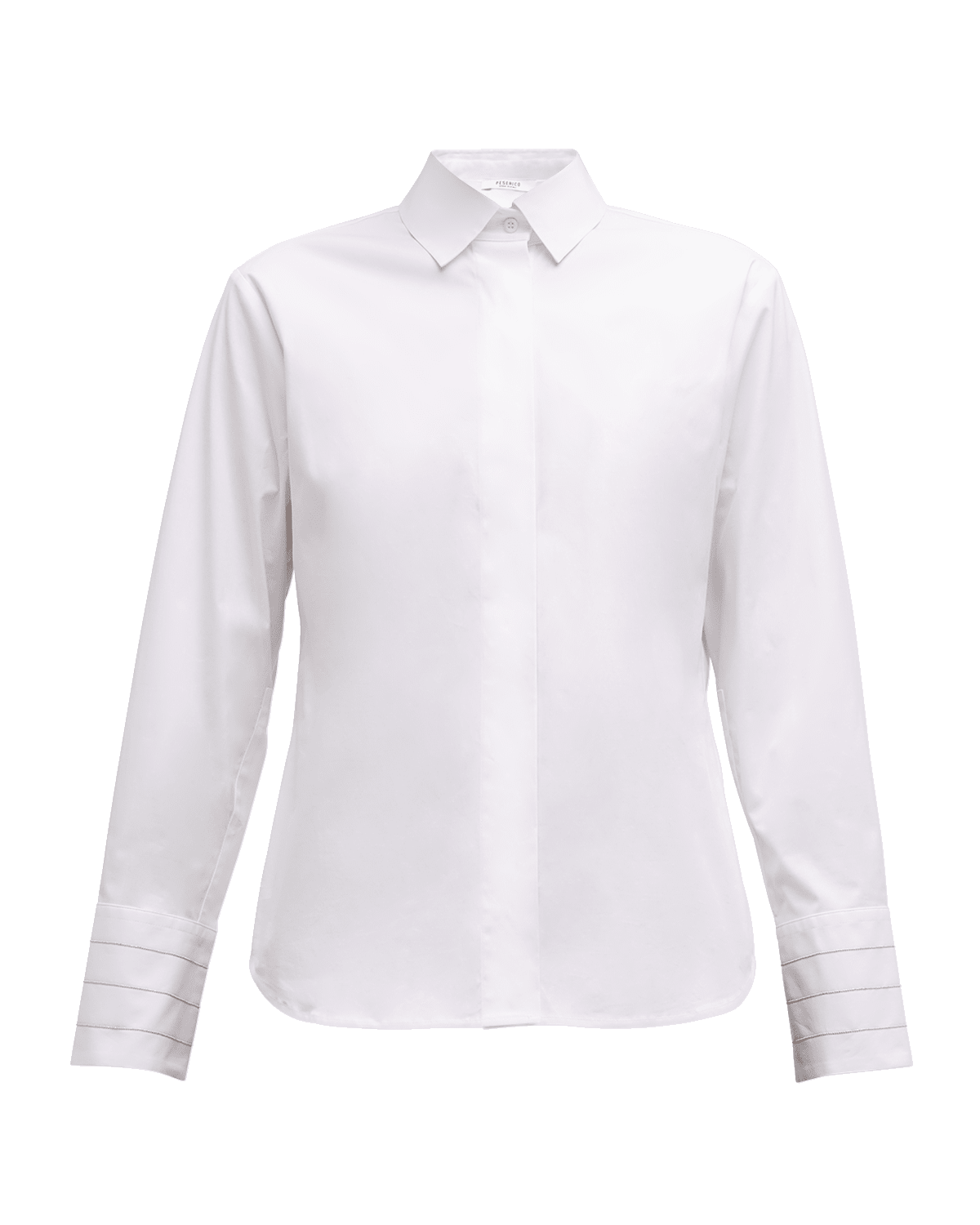 Peserico Chain-Trim Cotton Shirt