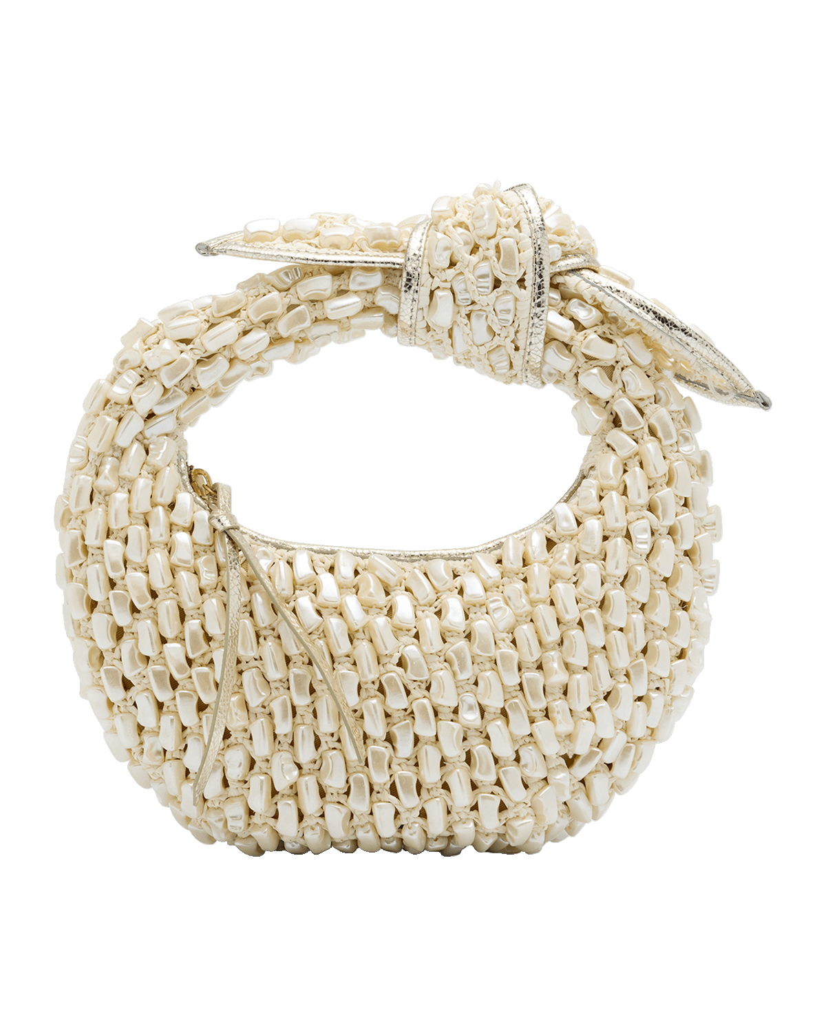 POOLSIDE The Josie Pearly Knot Top-Handle Bag