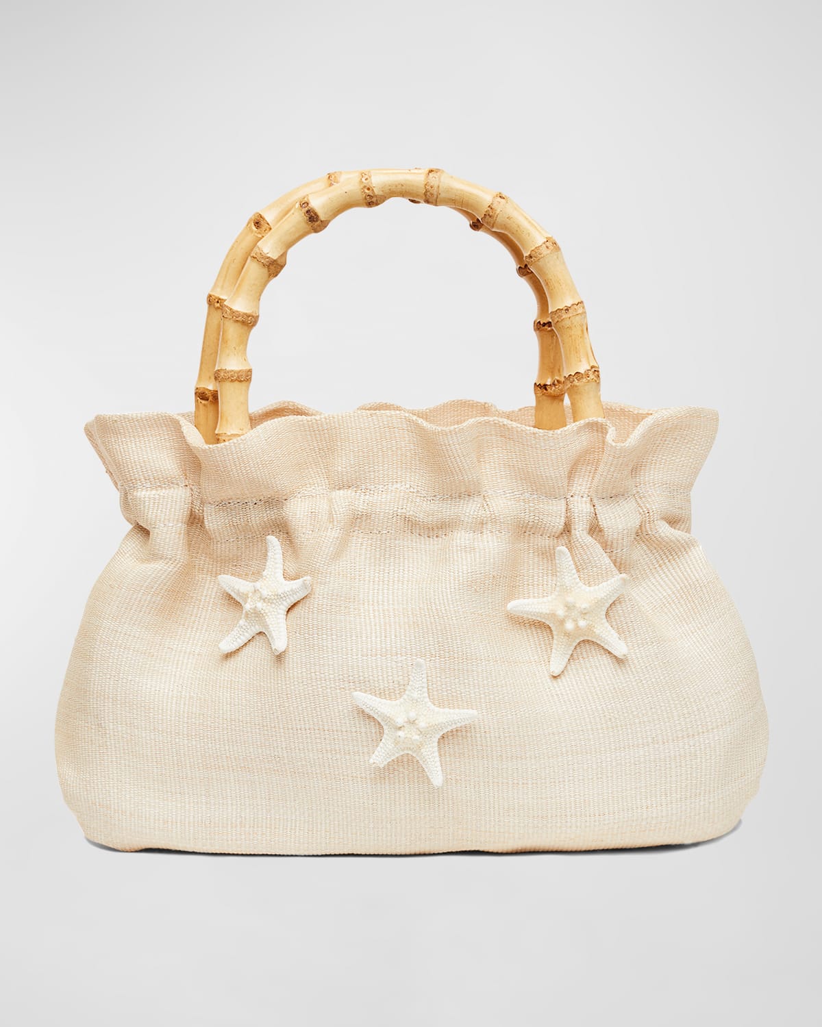 POOLSIDE The Peyton Starfish Pouch Top-Handle Bag